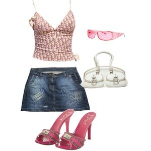 Dolce&Gabbana Y2K mini skirt